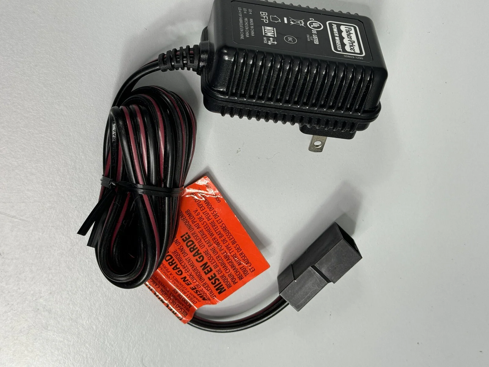Fisher Price 6V Class 2 Power Wheels Battery Charger Model 00801-1781 - Image 5