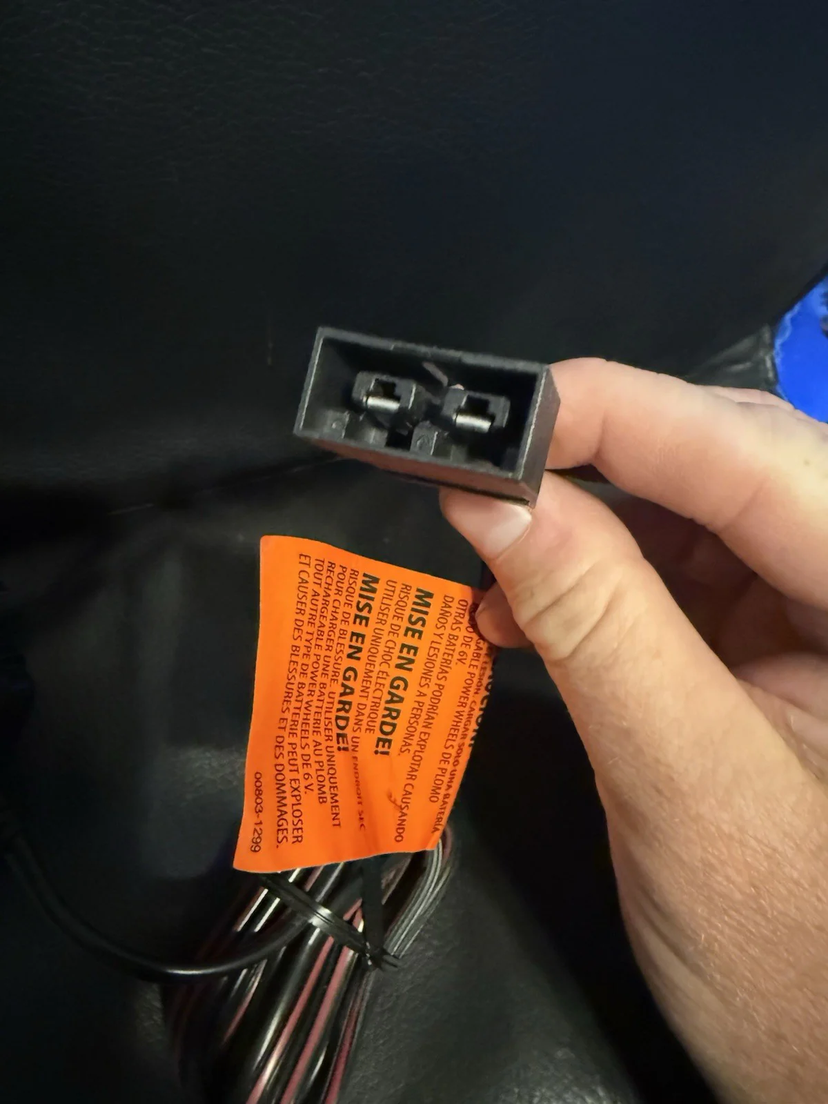 6V Class 2 Power Wheels Vehicle with Battery and Charger OEM Genuine Model 00803-1298 - Image 2