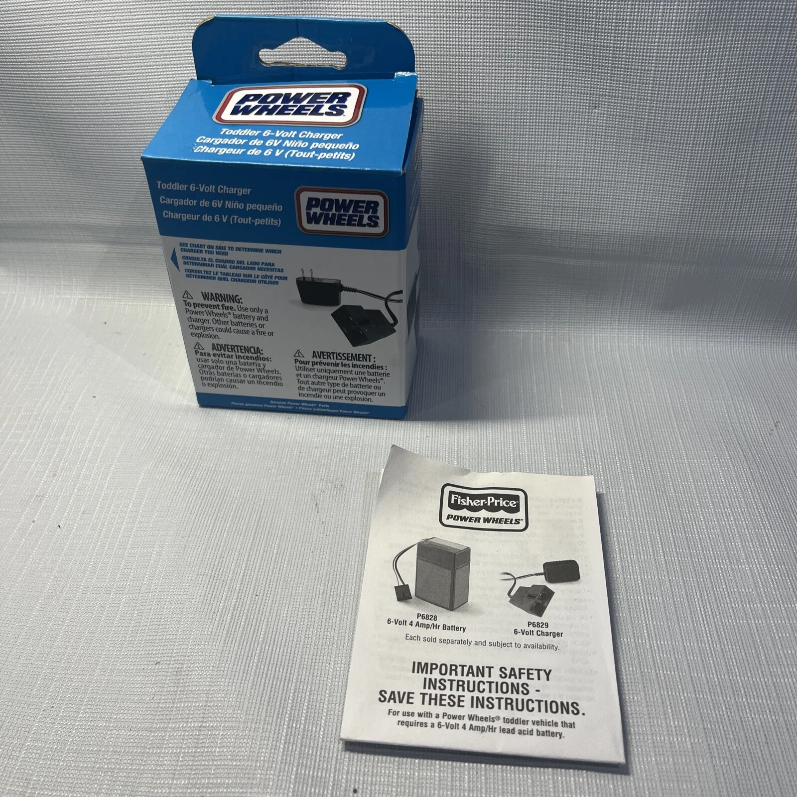 6-Volt Blue Toddler Ride-On Vehicle with Battery and Charger - Image 12