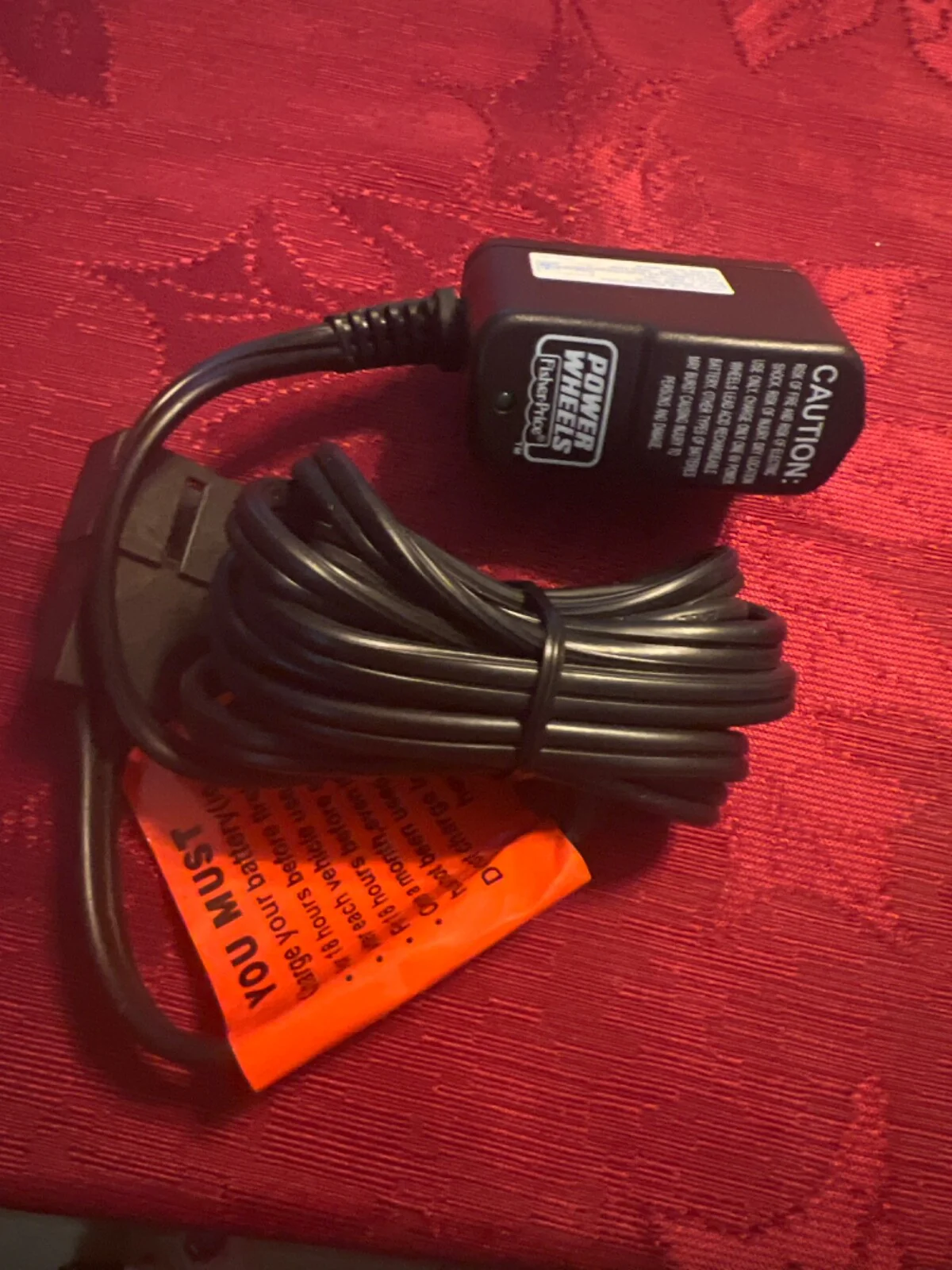 Fisher-Price Power Wheels Class 2 120V OEM Battery Charger 00801-1483 - Image 3