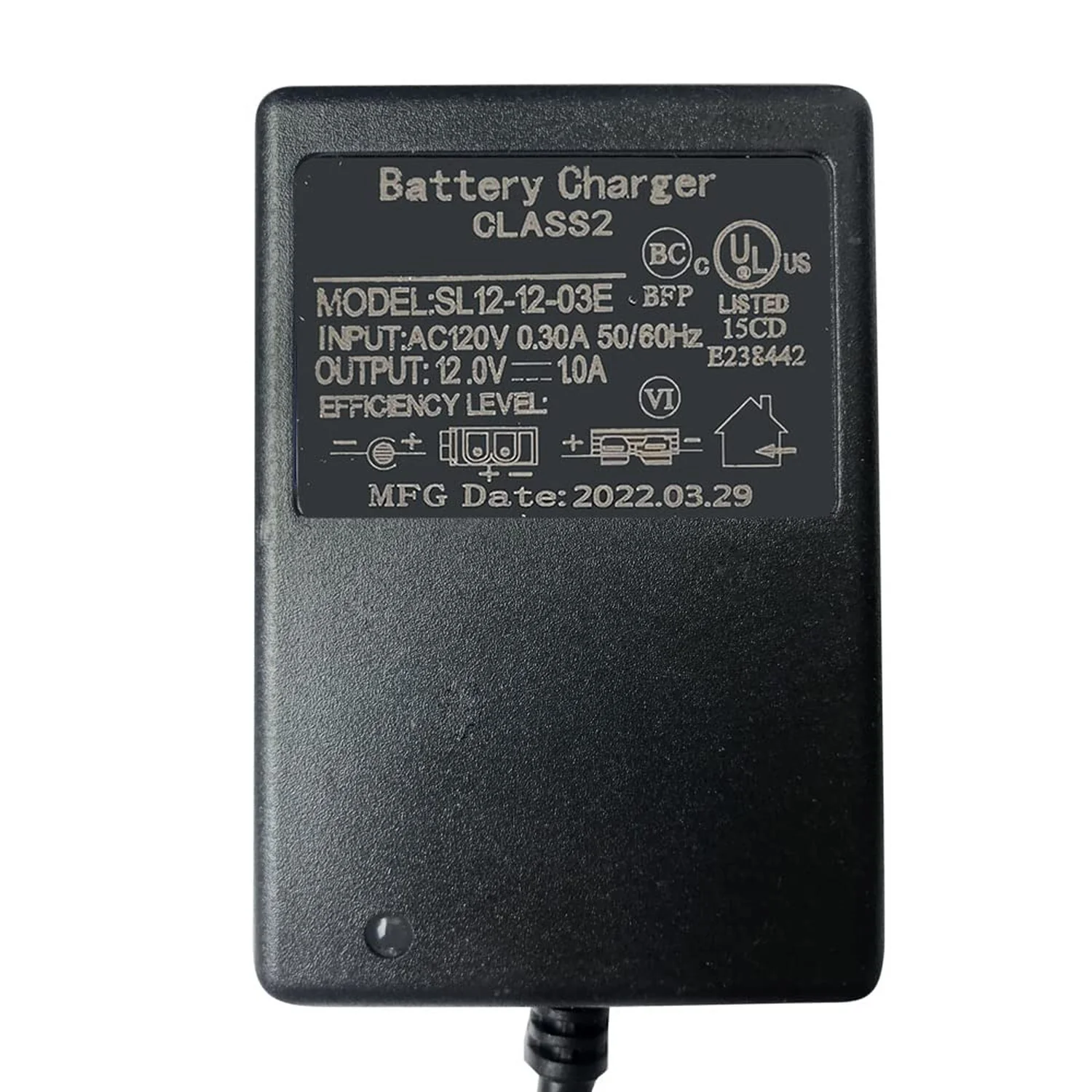 12V Battery Charger for Kids Ride-On Cars and Toys - Image 2