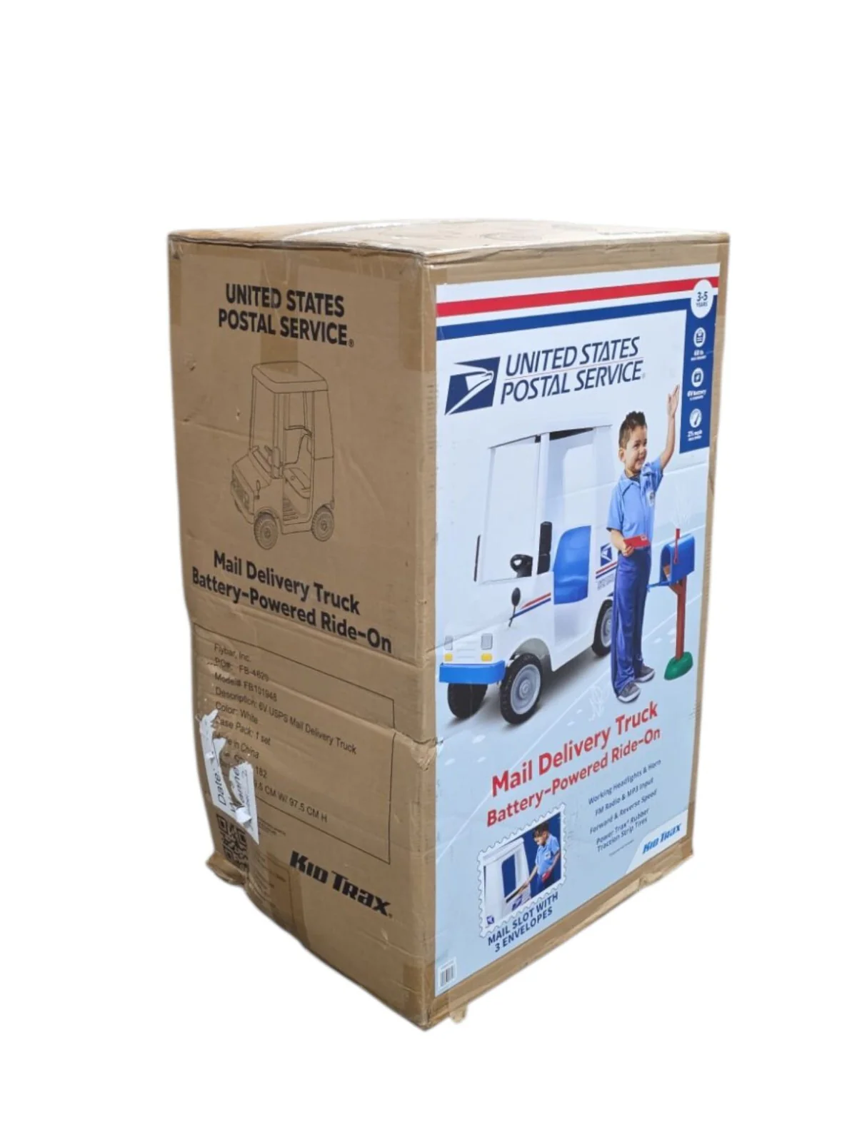 Electric Ride-On Truck for Kids Ages 3-5 with 60lb Weight Capacity - Image 2