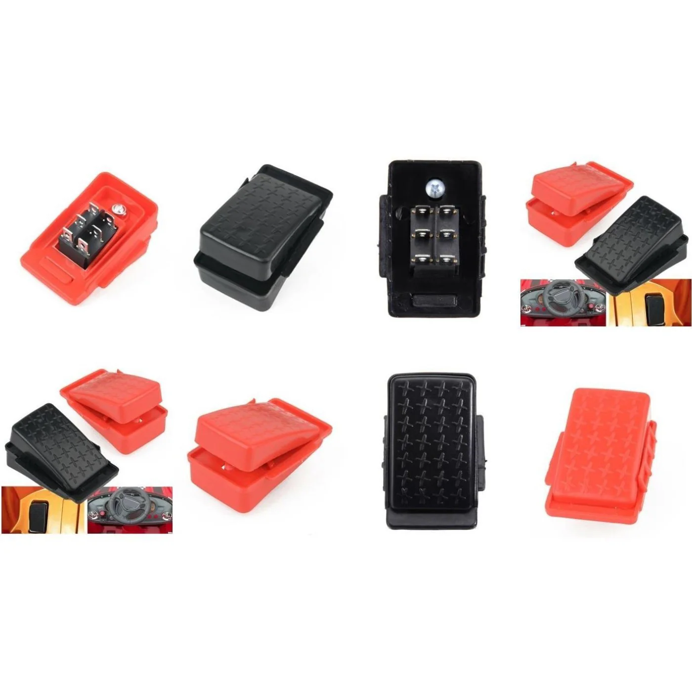 70x42x33mm Foot Pedal Reset Switch for Ride-On Car Wheel Control Practical Design - Image 15