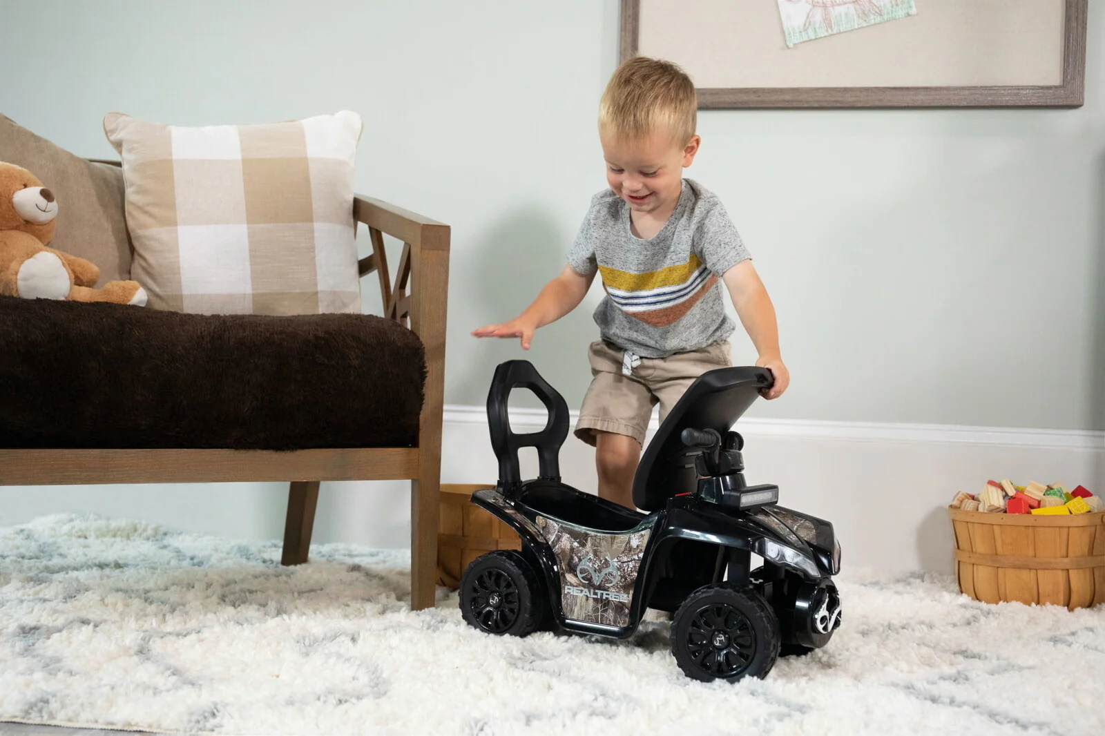 Foot-to-Floor Ride-On Activity Center for Kids – Indoor and Outdoor Play - Image 11
