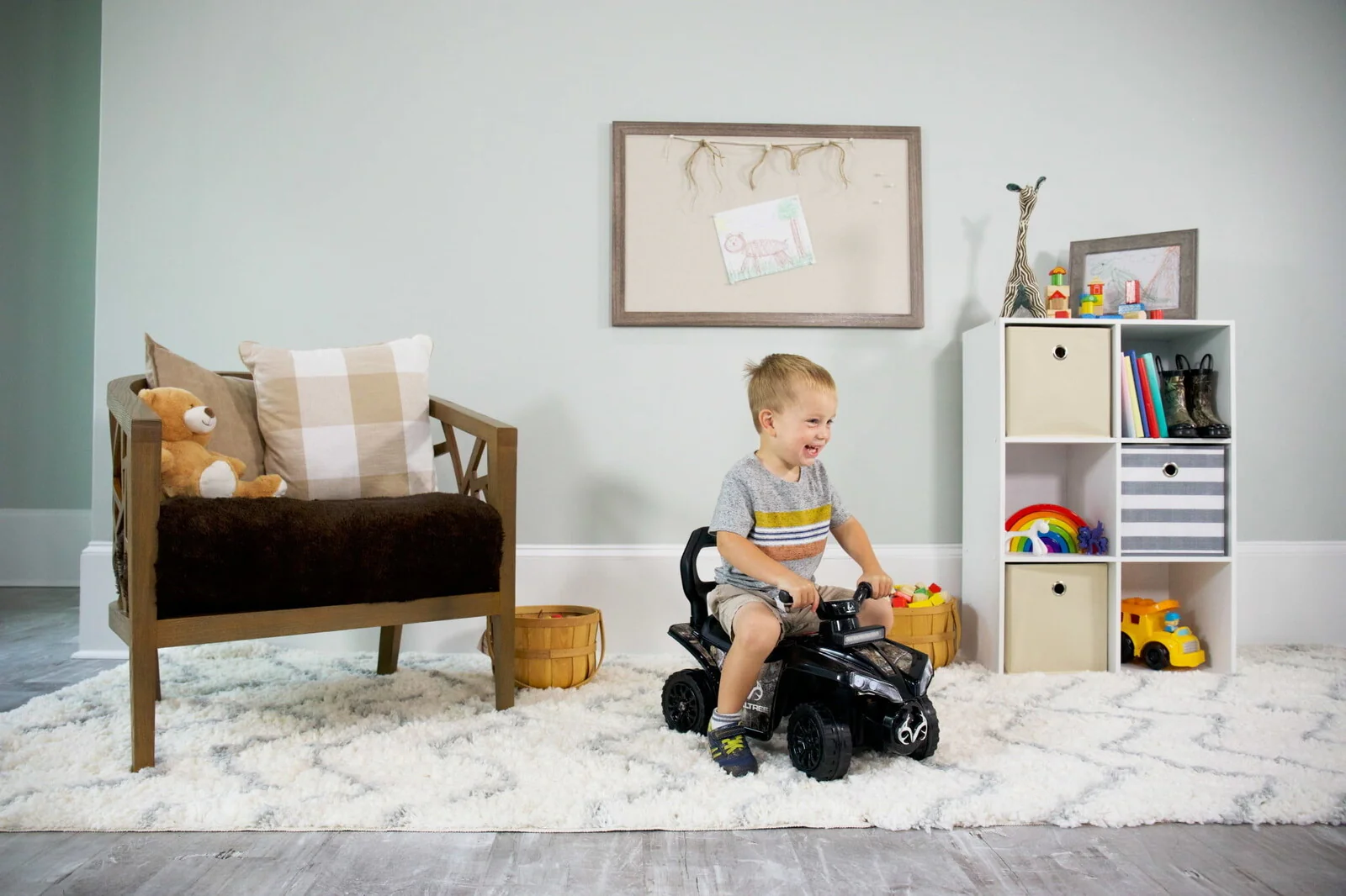 Foot-to-Floor Ride-On Activity Center for Kids – Indoor and Outdoor Play - Image 9