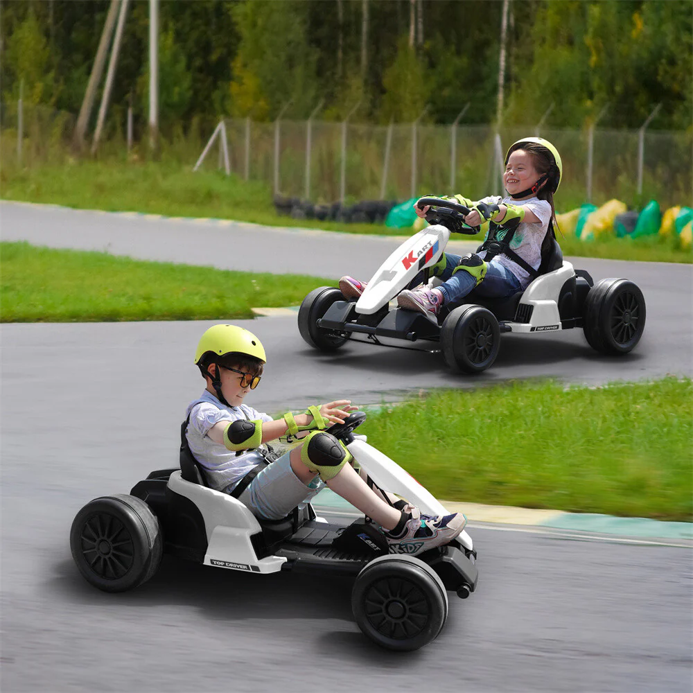 Electric Racing Go-Kart with MP3 Player for Kids Ages 4-16 Outdoor Ride-On Toy - Image 21