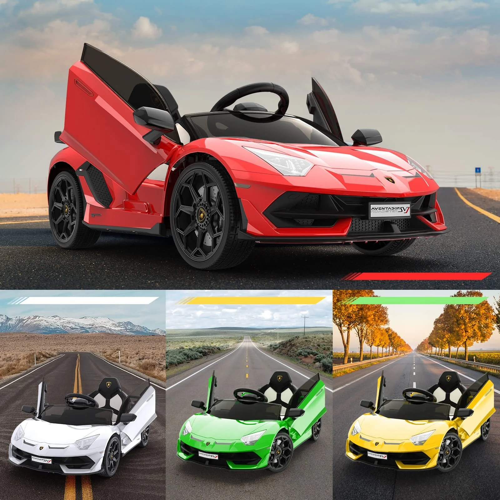 Licensed Lamborghini 12v Kids Electric Ride-on Car for Boys and Girls - Image 7