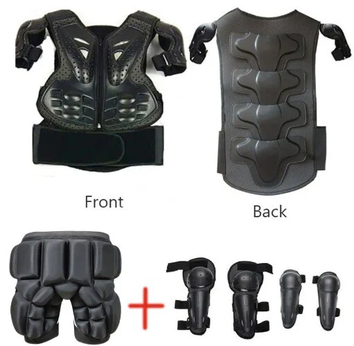 Adjustable Motorcycle Protective Waistcoat Vest for Kids (Height 0.85–1.7 m) - Image 12