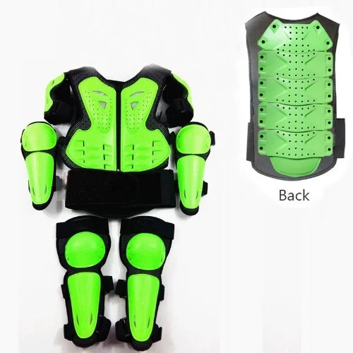 Adjustable Motorcycle Protective Waistcoat Vest for Kids (Height 0.85–1.7 m) - Image 28
