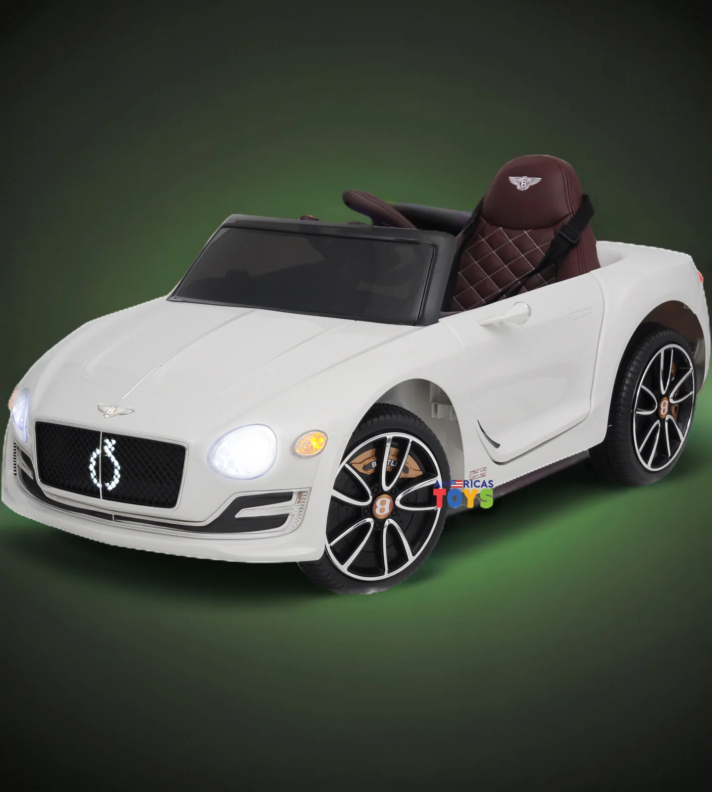 12V Licensed Bentley Ride-On Car for Kids with Remote Control, MP3, and Radio in Multiple Colors