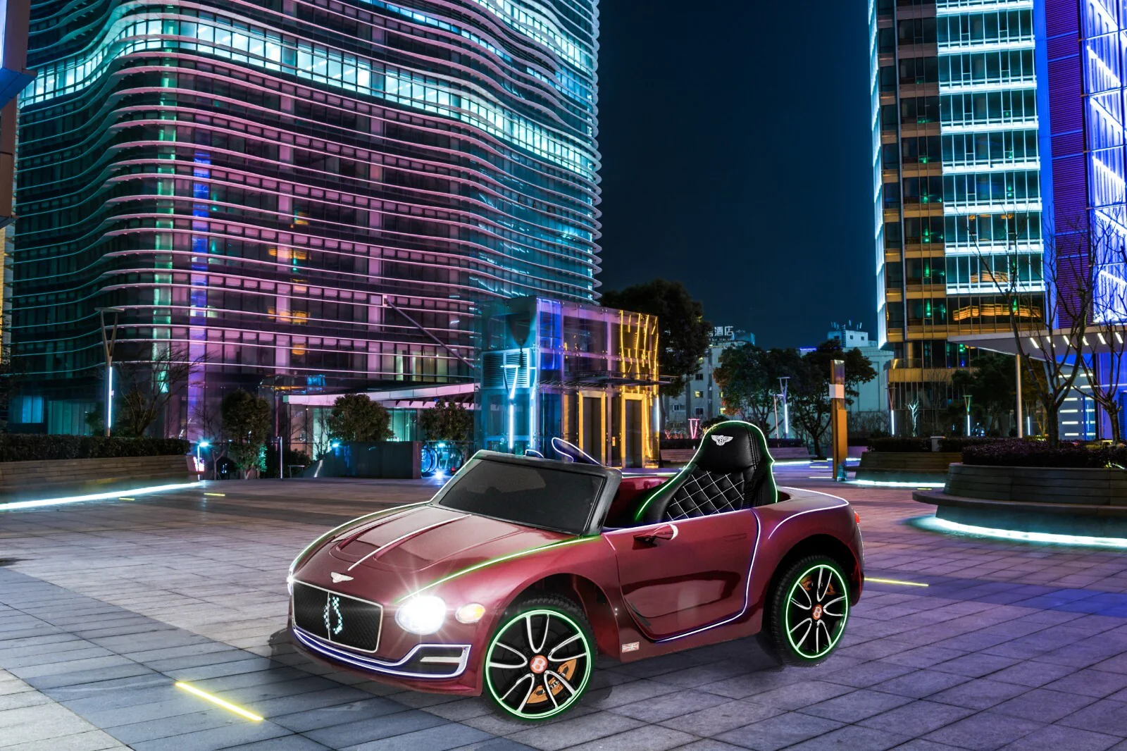 12V Licensed Bentley Ride-On Car for Kids with Remote Control, MP3, and Radio in Multiple Colors - Image 23