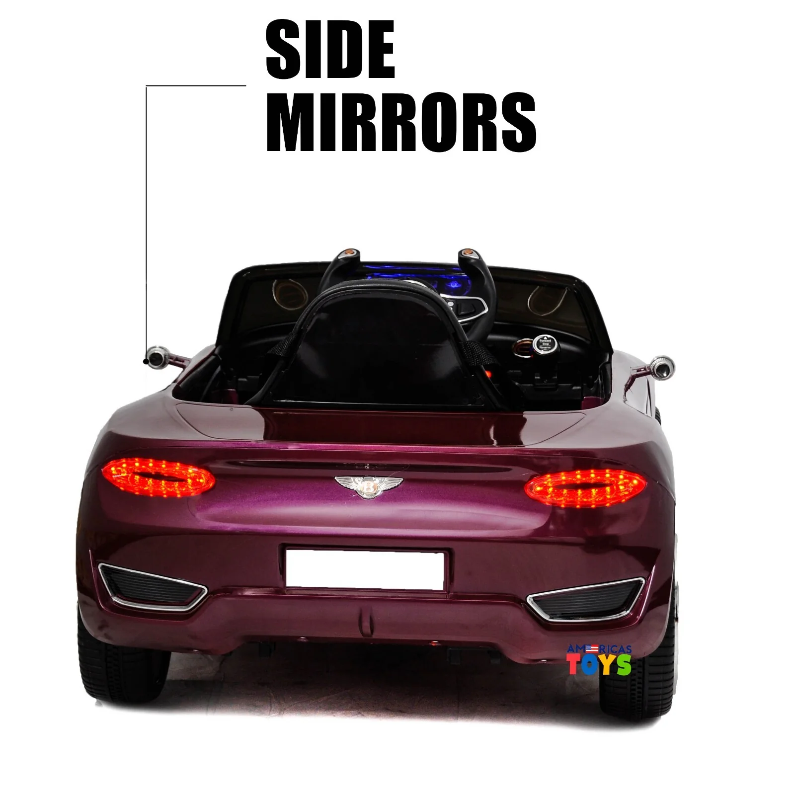 12V Licensed Bentley Ride-On Car for Kids with Remote Control, MP3, and Radio in Multiple Colors - Image 27