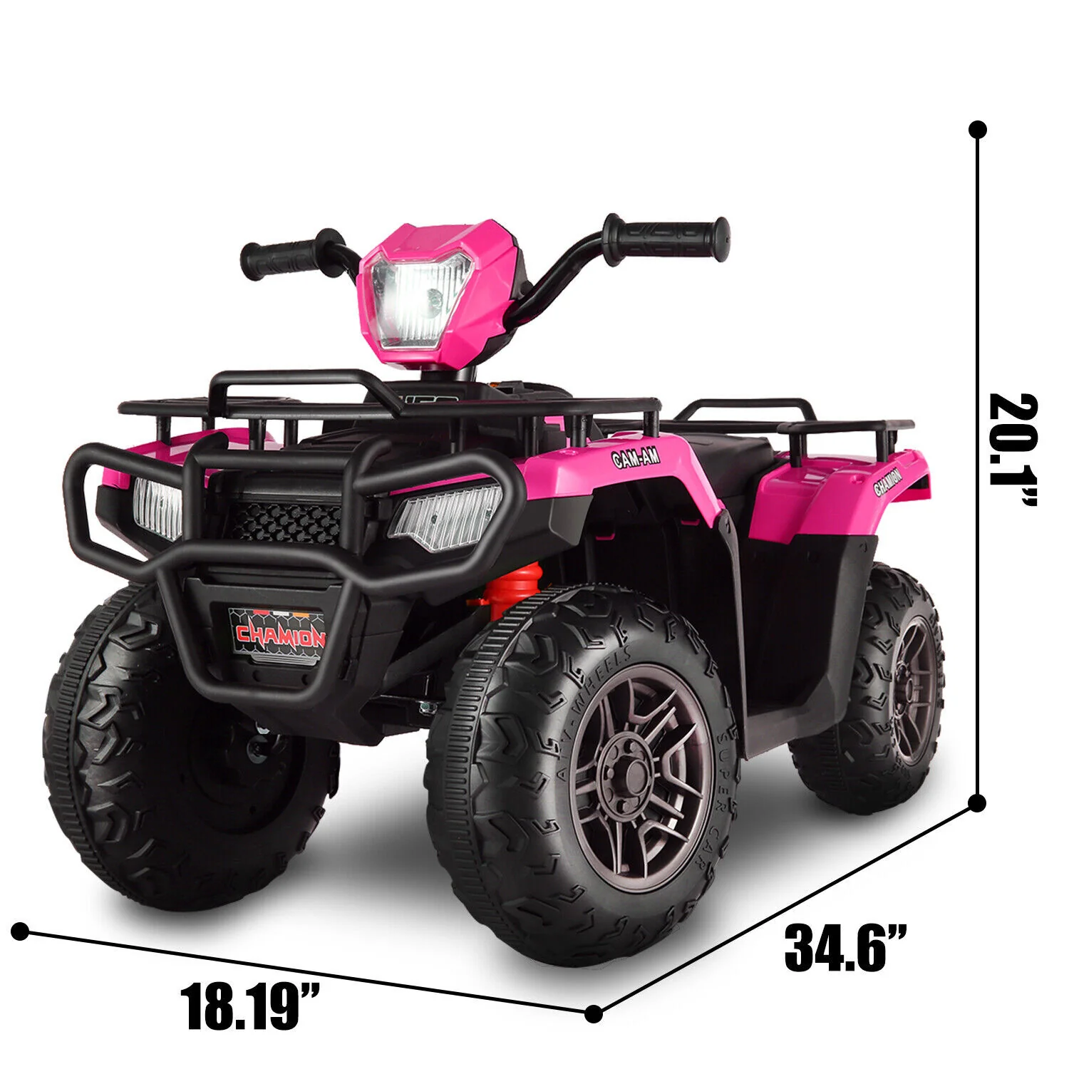 12V Electric Ride-On Kids Jeep Truck ATV with Remote Control Battery-Powered Toy Car - Image 24
