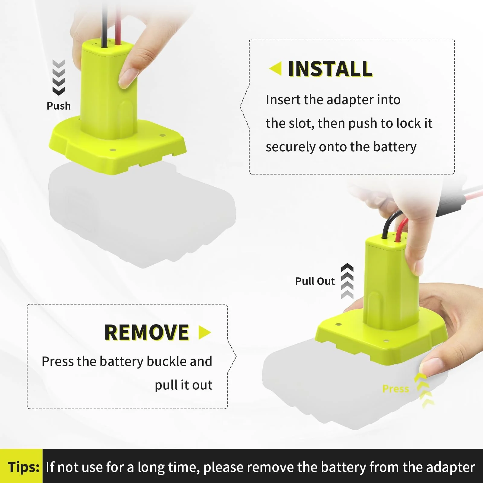 Power Wheel Battery Connector for Ryobi 18V Batteries with Wiring - Image 6