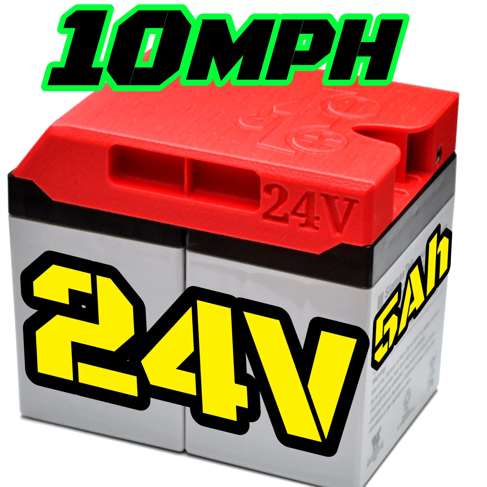 24V Power Wheels with Upgraded Turbo Speed Battery and Charger Grey - Image 7