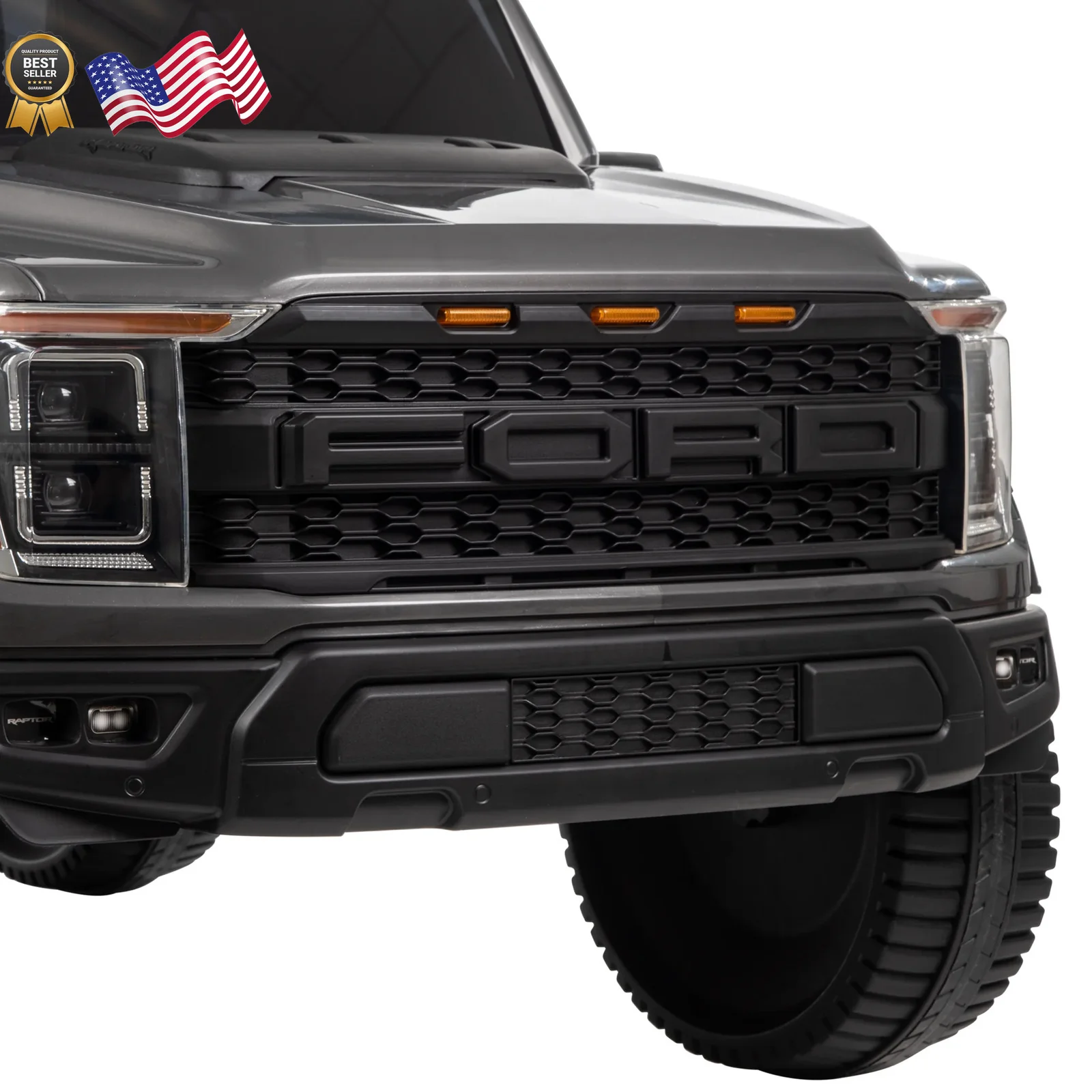 12 Volt Ford F-150 Raptor Battery-Powered Ride-On Toy for Kids Ages 3 and Up - Image 11