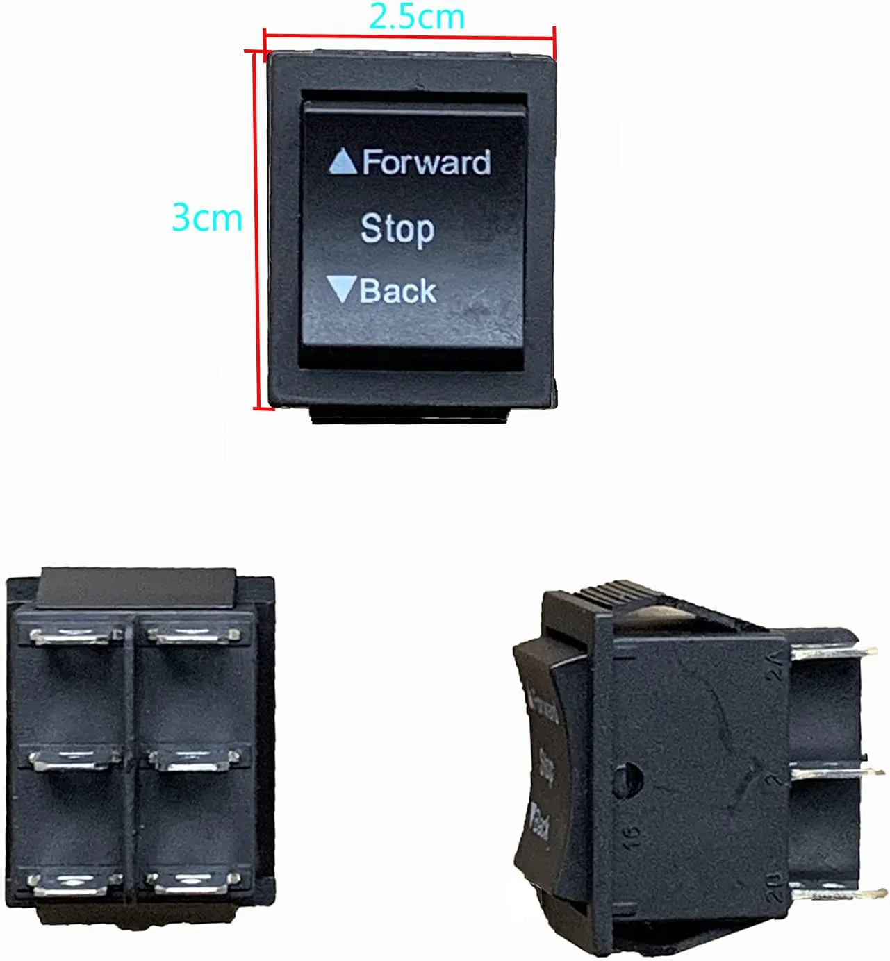 Kids Electric 4-Wheel Gear Switch with Forward, Stop and Reverse - Image 2