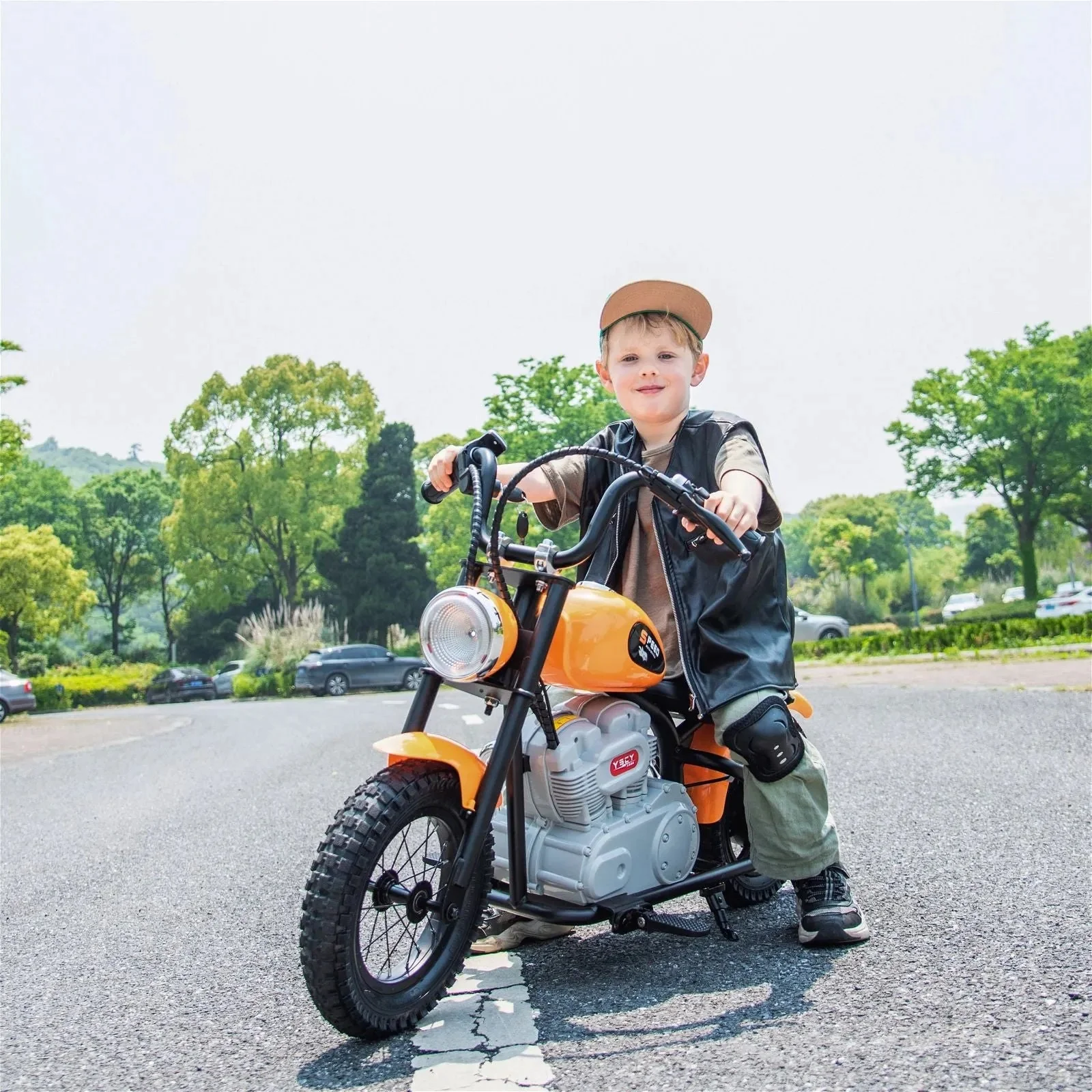 36V Magic Cars E-Chopper, Leather Seat, Rubber Air Wheels, Brushless Motor - Image 15