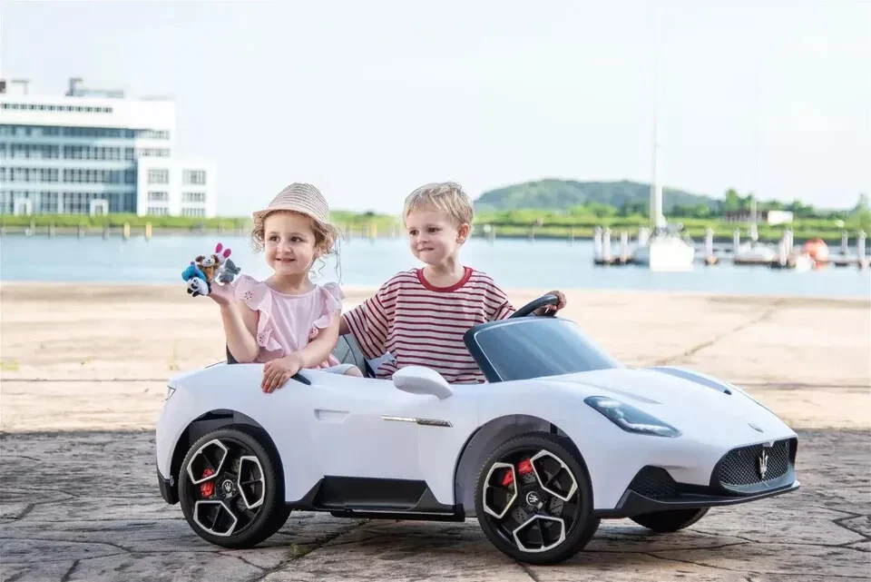 4x4 Two-Seater Ride-On Car for Kids with Music and Maserati MC20 Design - Image 10