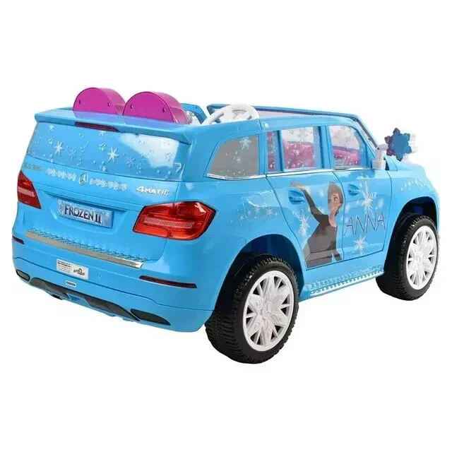 12V Frozen-Themed Mercedes GLS Battery Ride-On Car for Kids 3+ - Image 4