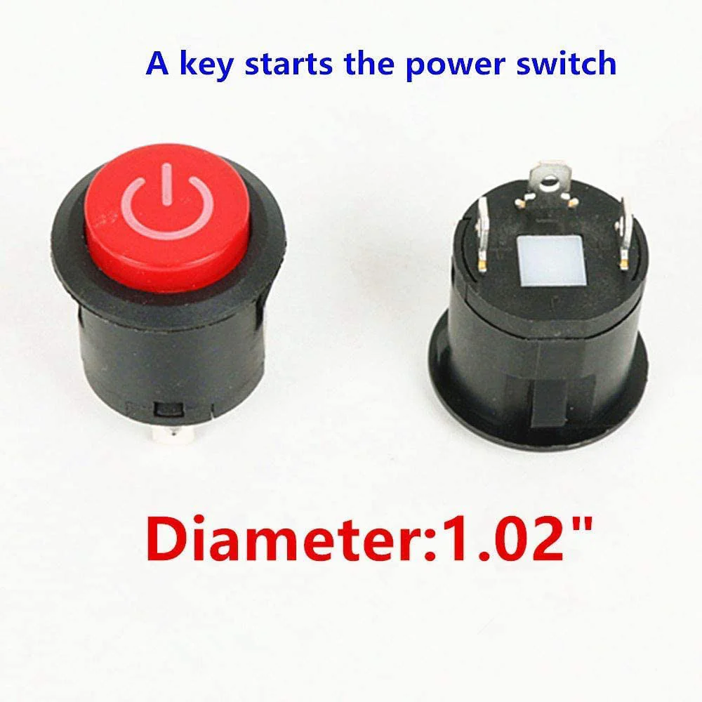 Power Start Button Switch Accessory for Kids Electric Cars - Image 2