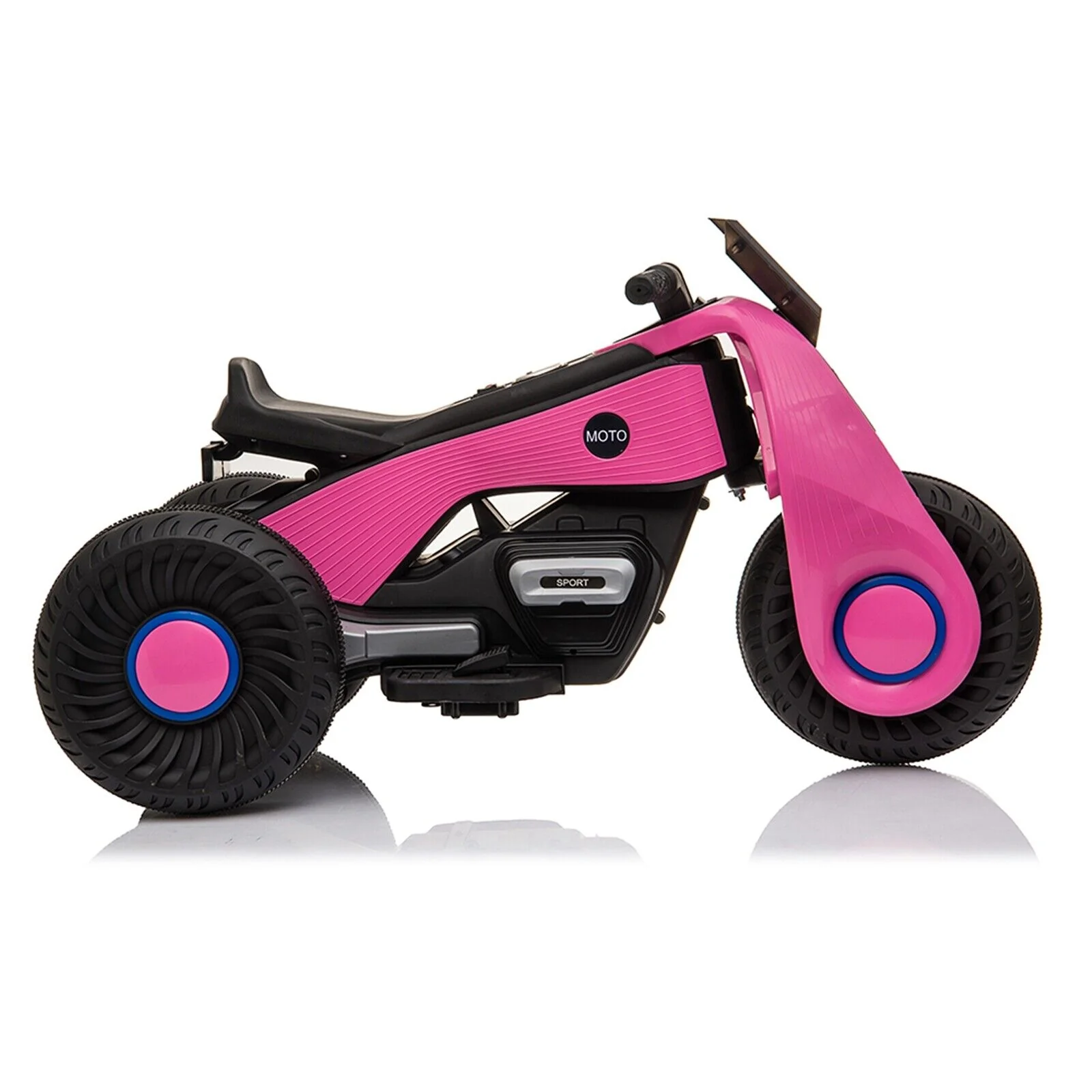 Fun and Stylish Pink Electric Motorcycle for Kids with USB Music - Perfect Birthday Gift for Girls! - Image 5