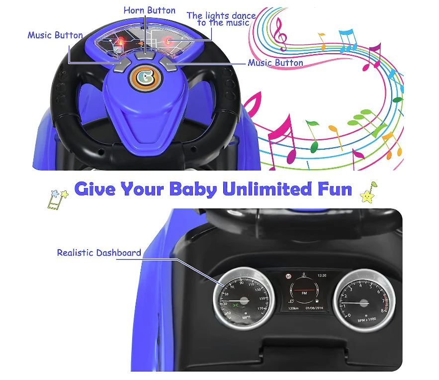 Fun Ride-On Toys for Toddlers: Perfect Gifts for 1-4 Year Old Boys and Girls - Image 3