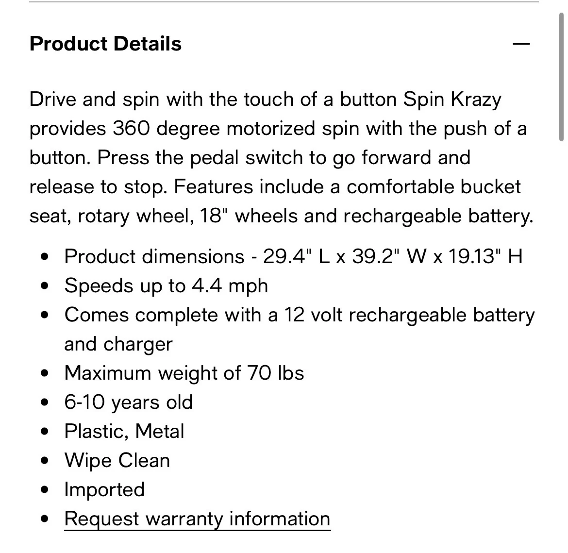 Krazy Spin Wheels Ride-On Toy for Active Play - Image 9