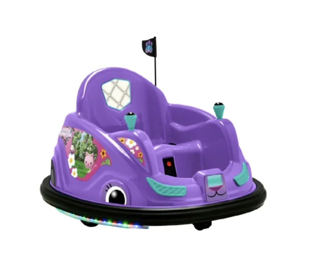 Gabby’s Dollhouse 6V Electric Battery-Powered Bumper Ride-On Car - Image 3