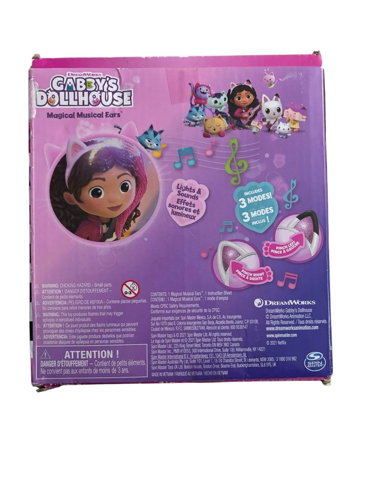 Gabby's Dollhouse Enchanted Cat Ears with Lights and Sound Effects - Image 2