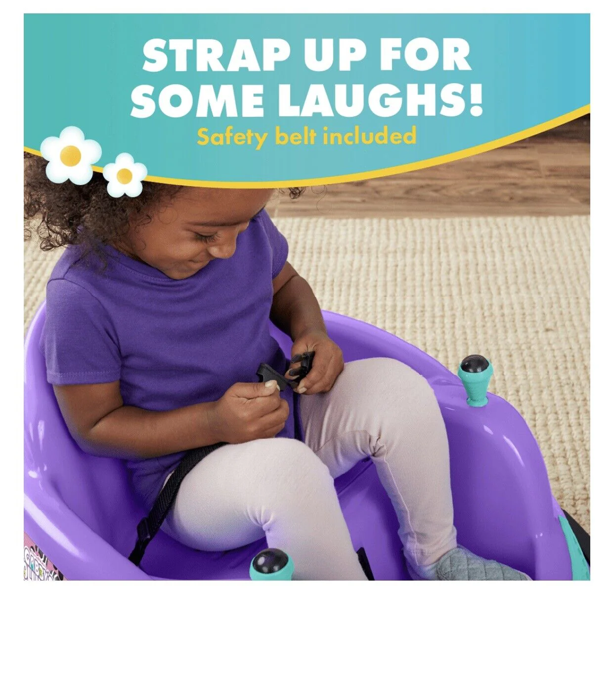 Gabby's Dollhouse 6V Bumper Car: Fun Ride with LED Lights - Image 7