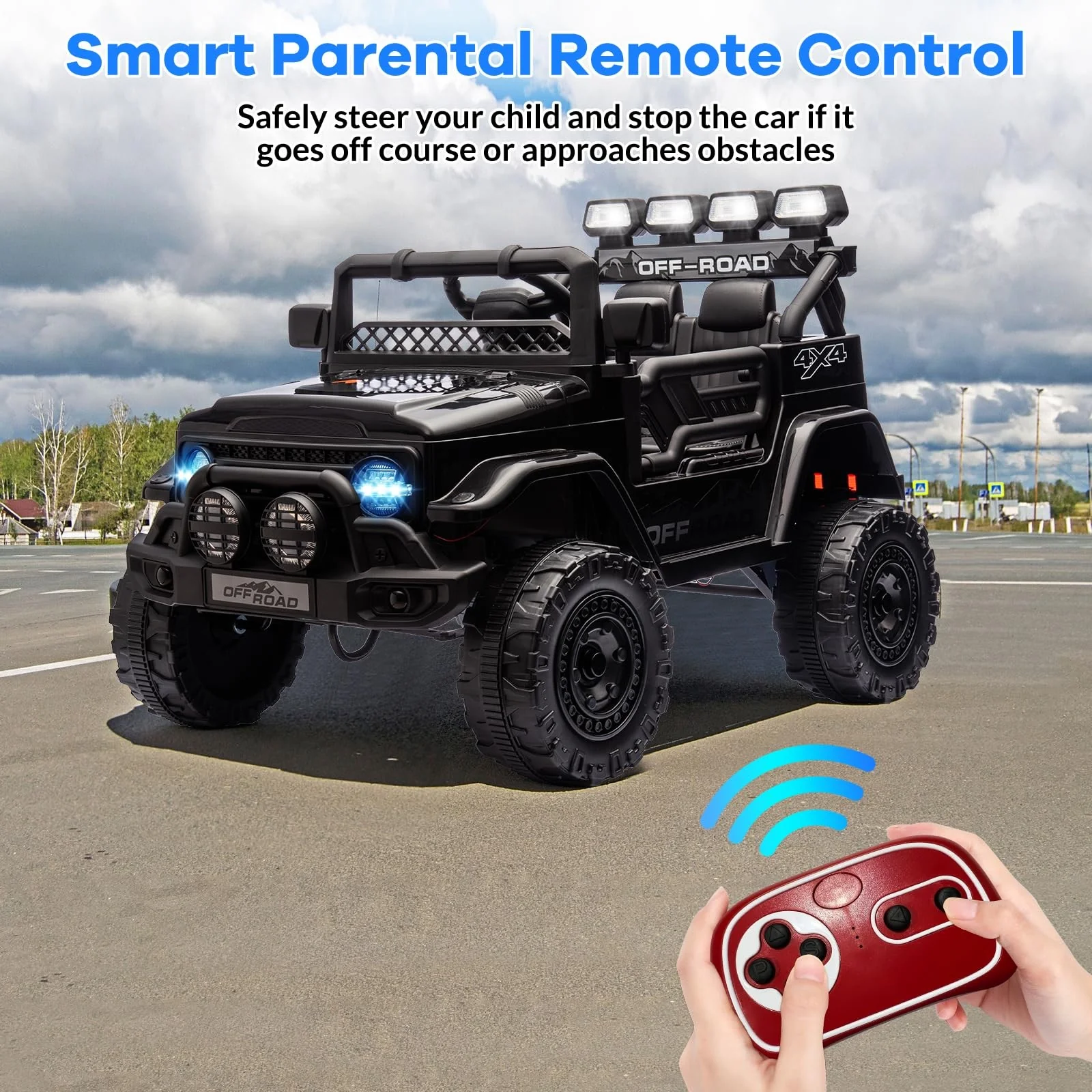 Garveelife 12V Electric Ride-On Car for Kids Aged 37 to 96 Months - Image 5