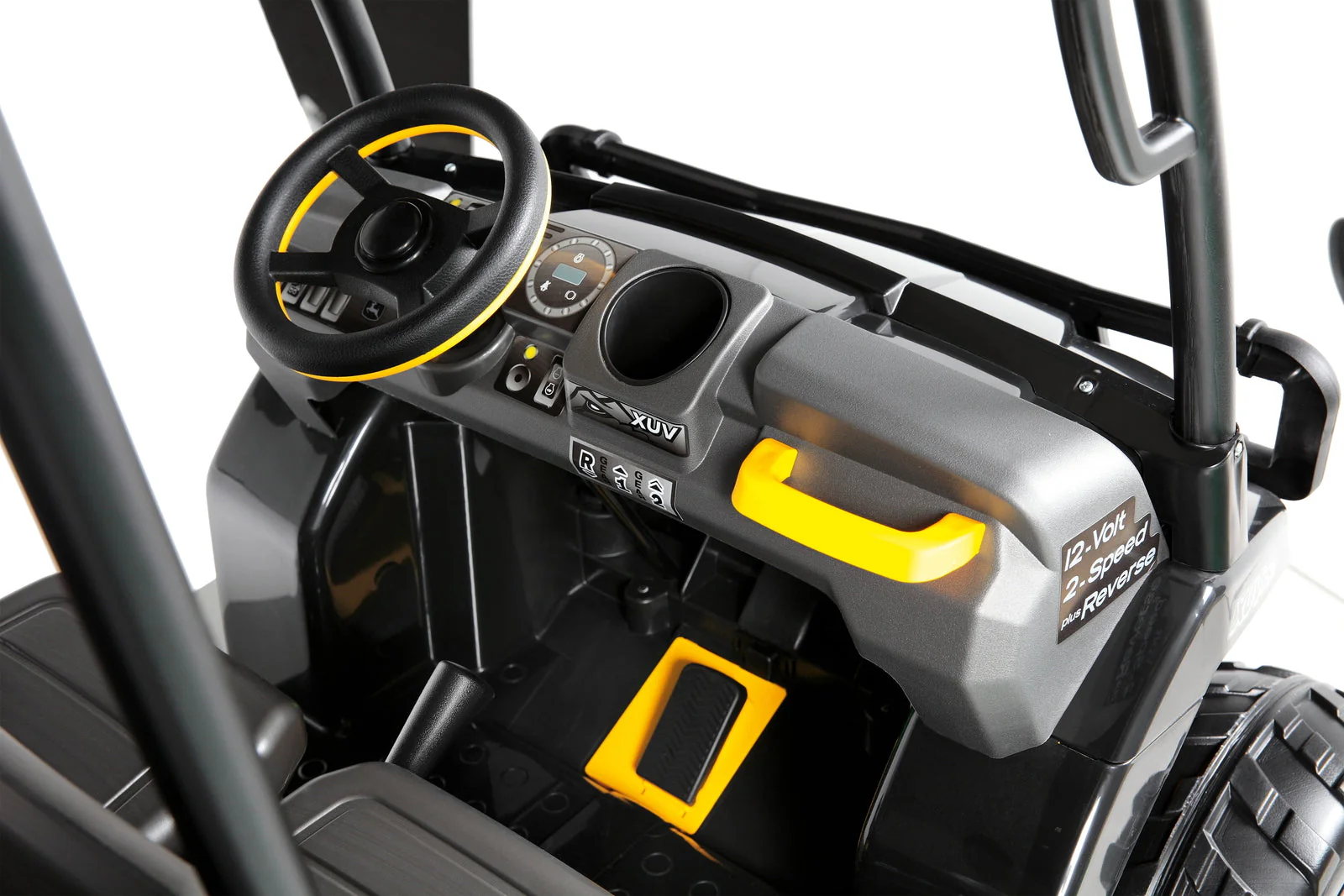Midnight Black 12 Volt Battery-Powered Ride-On Gator XUV Toy - Image 7