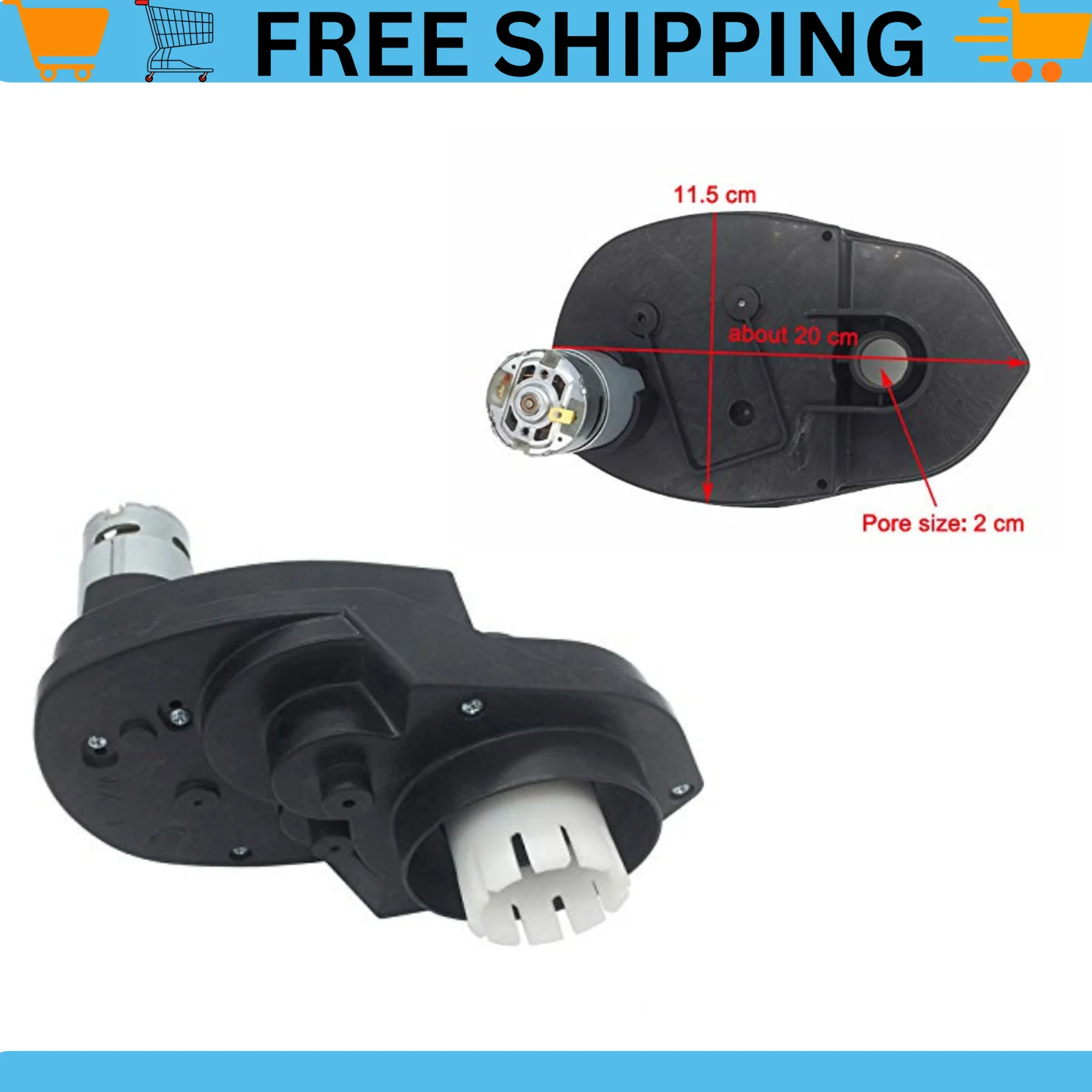 12V 30000RPM Gearbox and Motor for Power Wheels Dune Race Vehicle - Image 7
