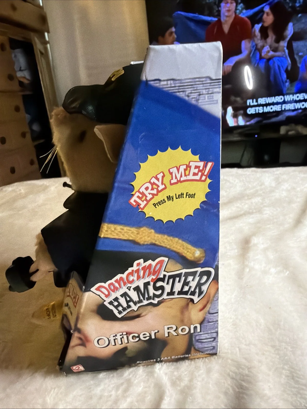 Gemmy Dancing Hamster Officer Ron - Brand New in Packaging - Image 2