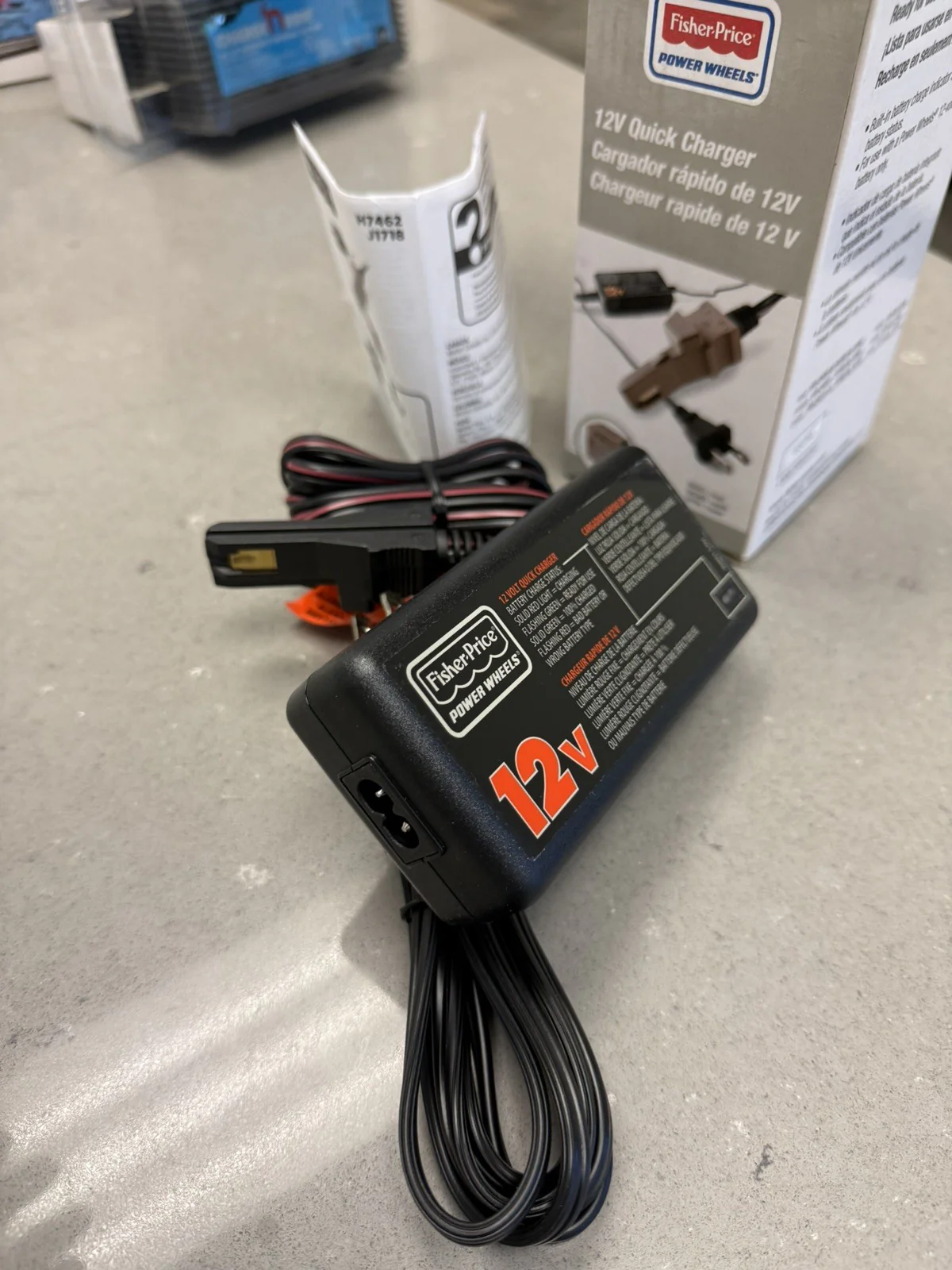 Fisher Price Power Wheels 12V 2.5A Fast Charger Model 00801-1429 - Image 5