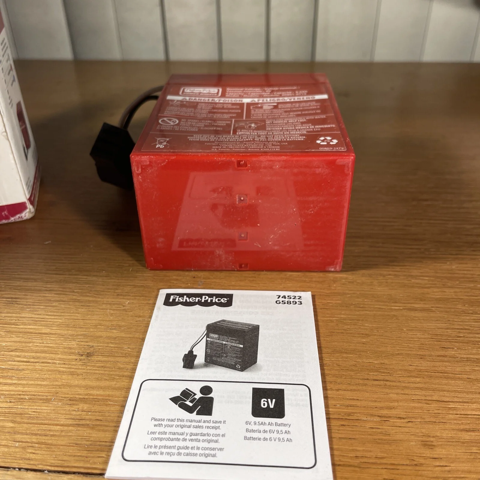 6-Volt Rechargeable Red Replacement Battery for Power Wheels Toys - Image 15