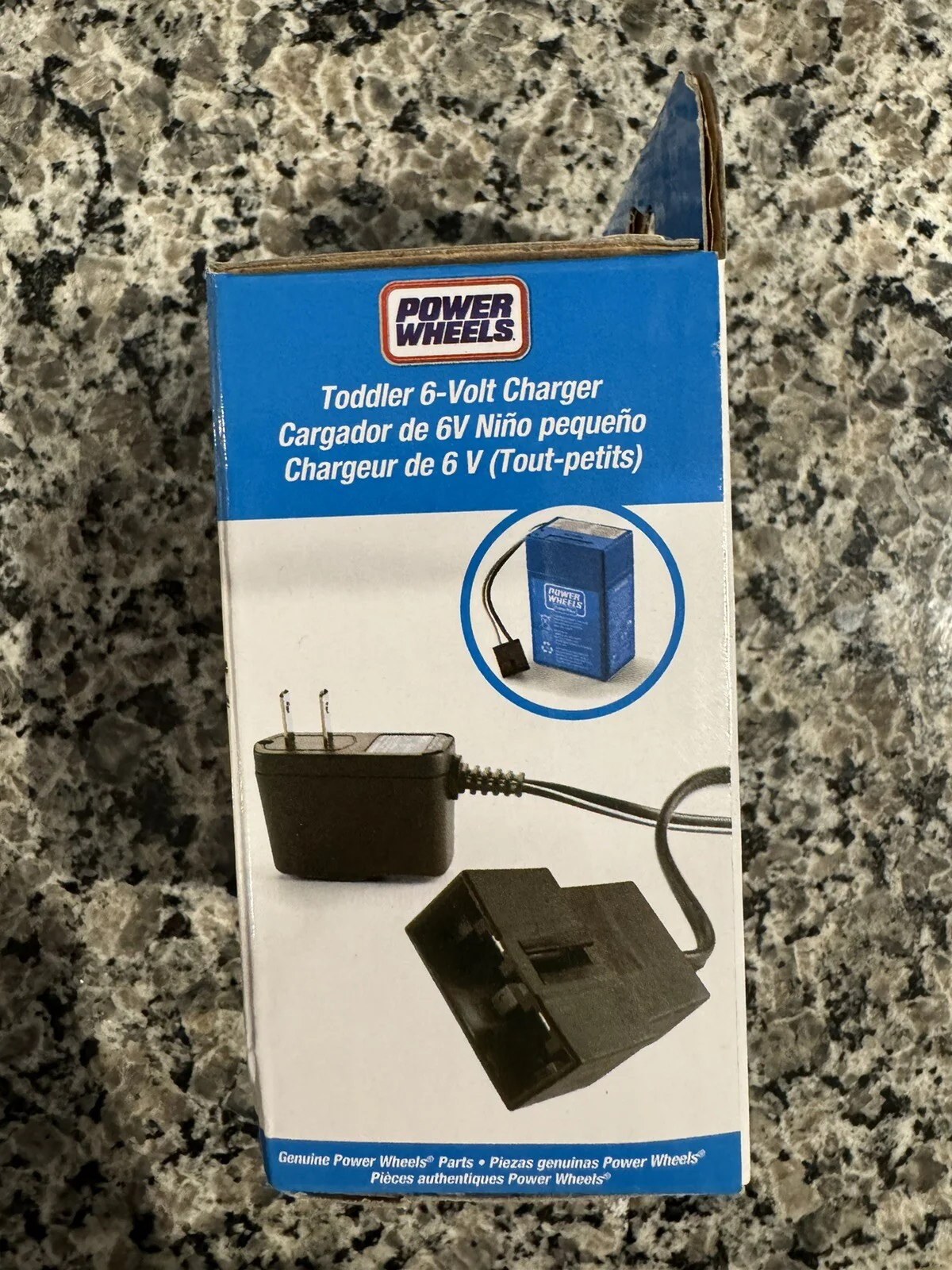 Power Wheels 6V Blue Battery Charger Set Model 00801-1781 - Image 2