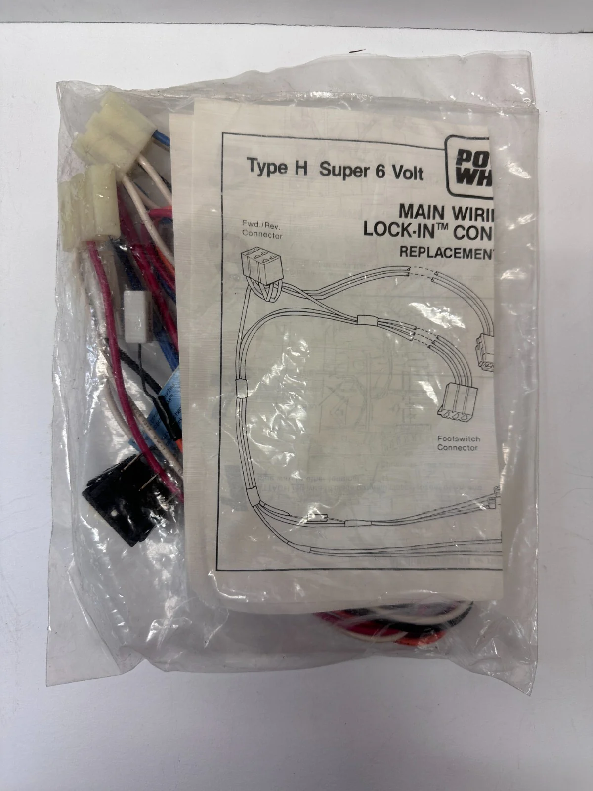 Power Wheels Wiring Harness Part #76176-9719 for Super 6V Corvette Vehicle - Image 3