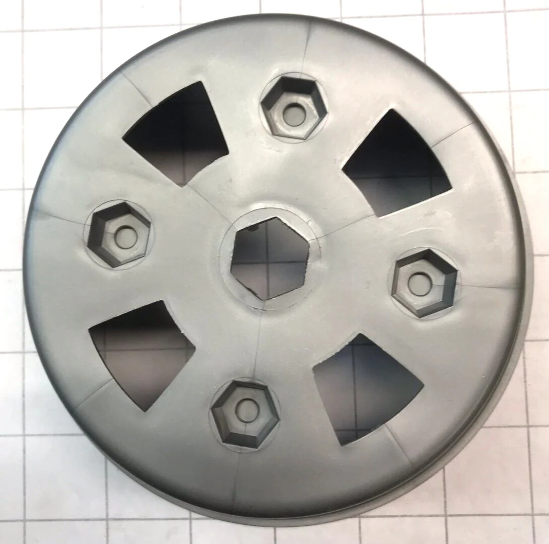 Power Wheels Jeep Safari Grey Hubcap Replacement Part 80033-0012 - Image 2