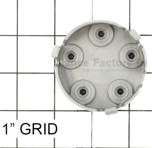 Genuine Power Wheels Part C3493-2089 Silver Hubcap Cover - Image 3