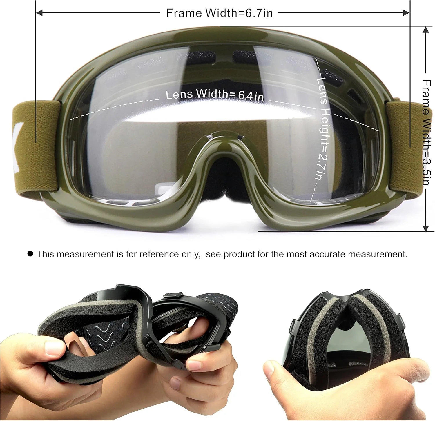 YH15 Anti-Fog Impact-Resistant Kids and Youth ATV Off-Road Dirt Bike Motocross Goggles - Image 3