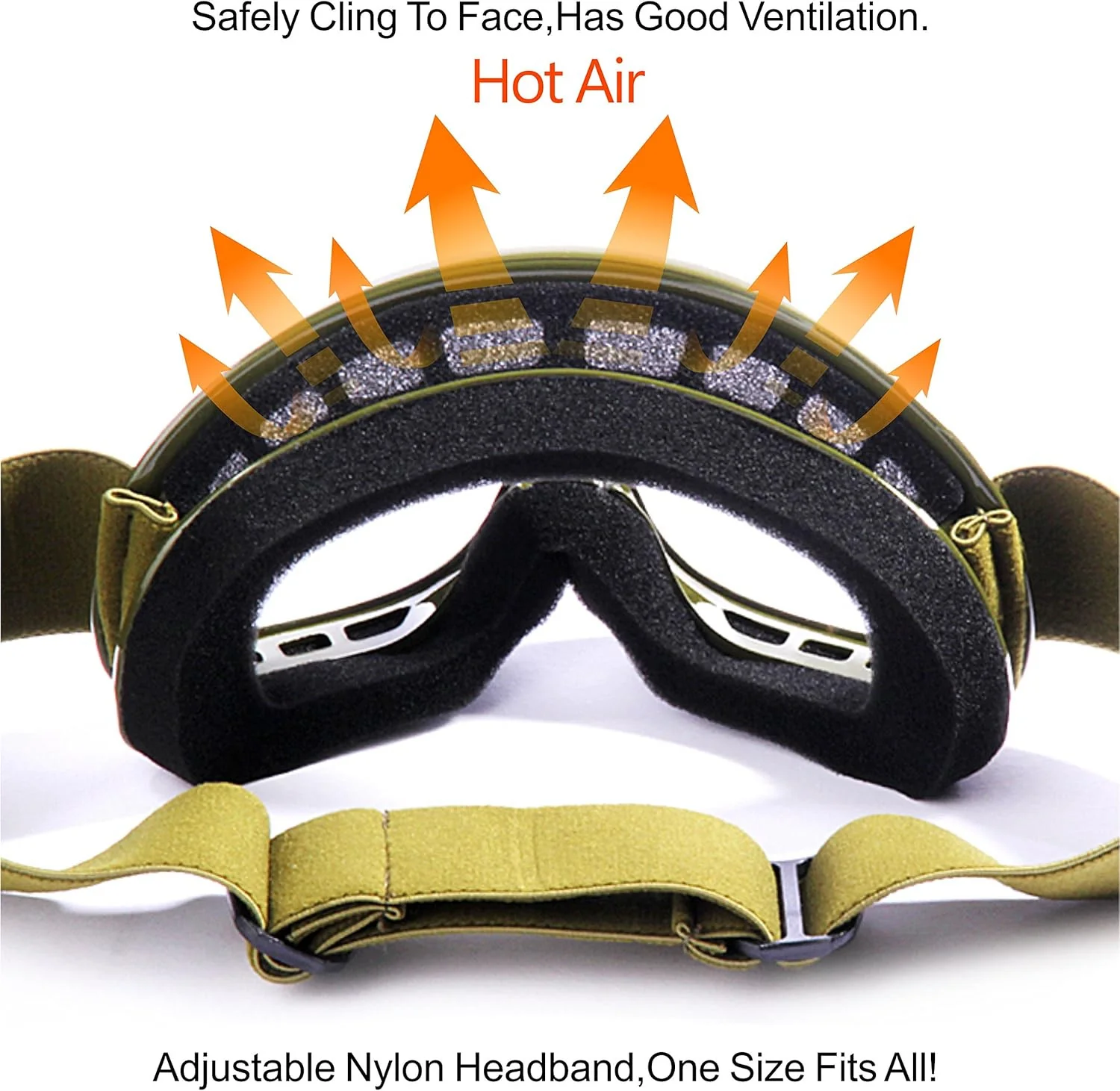 YH15 Anti-Fog Impact-Resistant Kids and Youth ATV Off-Road Dirt Bike Motocross Goggles - Image 4
