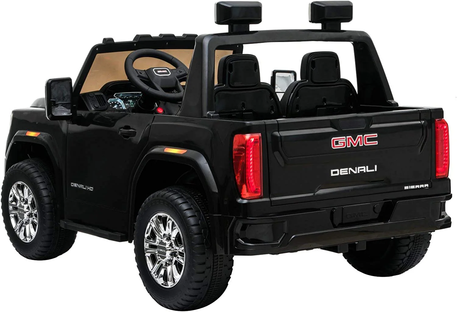 GMC Sierra Denali HD Two Seater 12 Volt Ride-On Truck with 2.4G Remote Control, Limited Edition - Image 4
