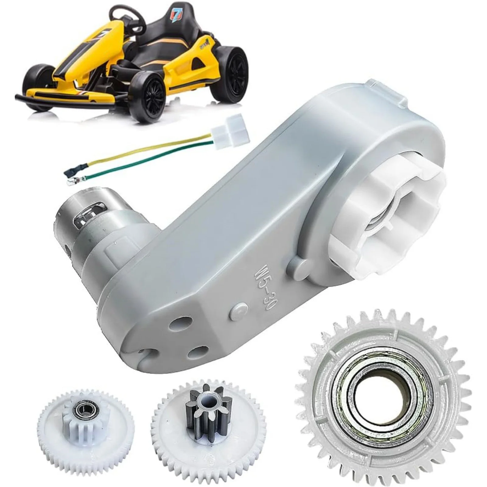 Premium RS775 High-Speed 24V Motor Gearbox for Electric Ride-On Vehicles - Image 7