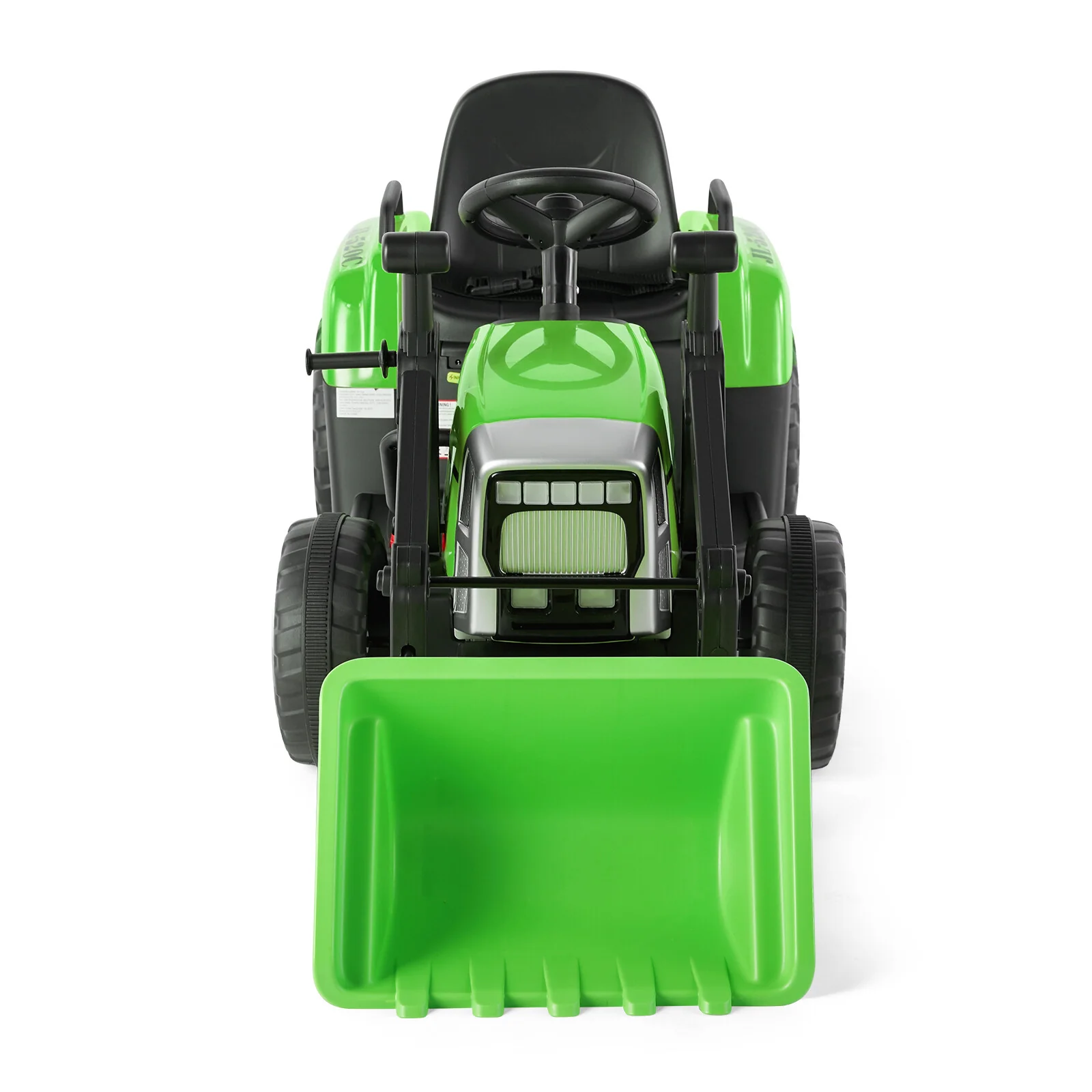 12V Green Electric Ride-On Excavator with Remote Control for Kids - Image 22