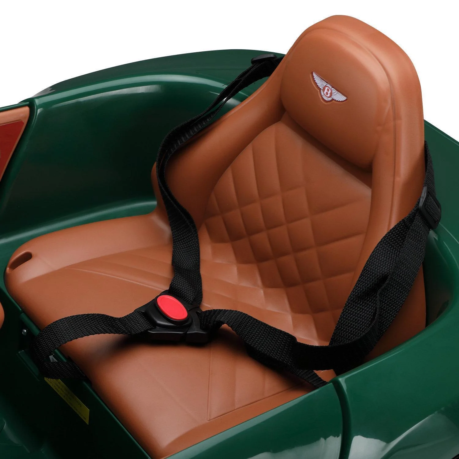 Green Bentley Kids Ride-On Car with Parental Remote Control - 12V, 2 Speed, Ages 3-6 - Image 5