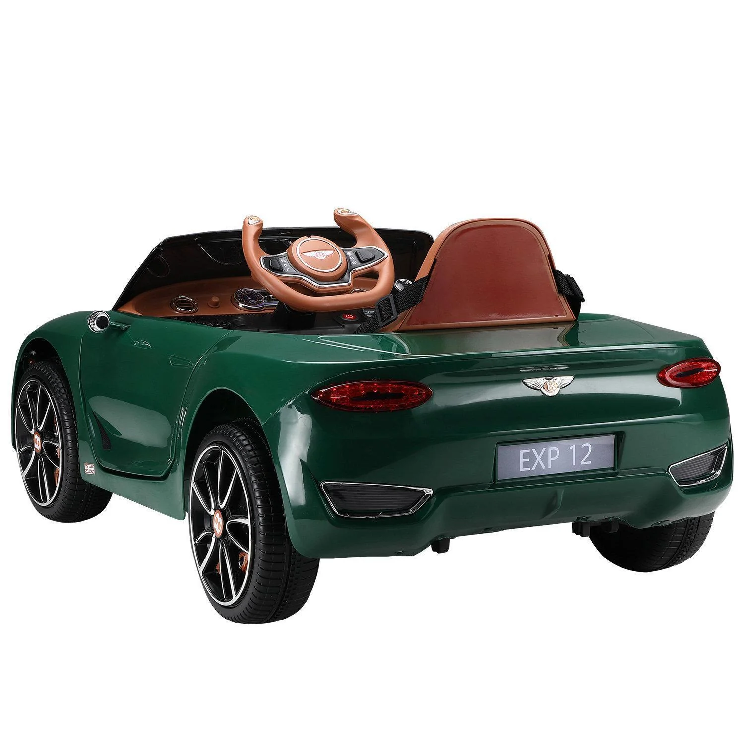 Green Bentley Kids Ride-On Car with Parental Remote Control - 12V, 2 Speed, Ages 3-6 - Image 7