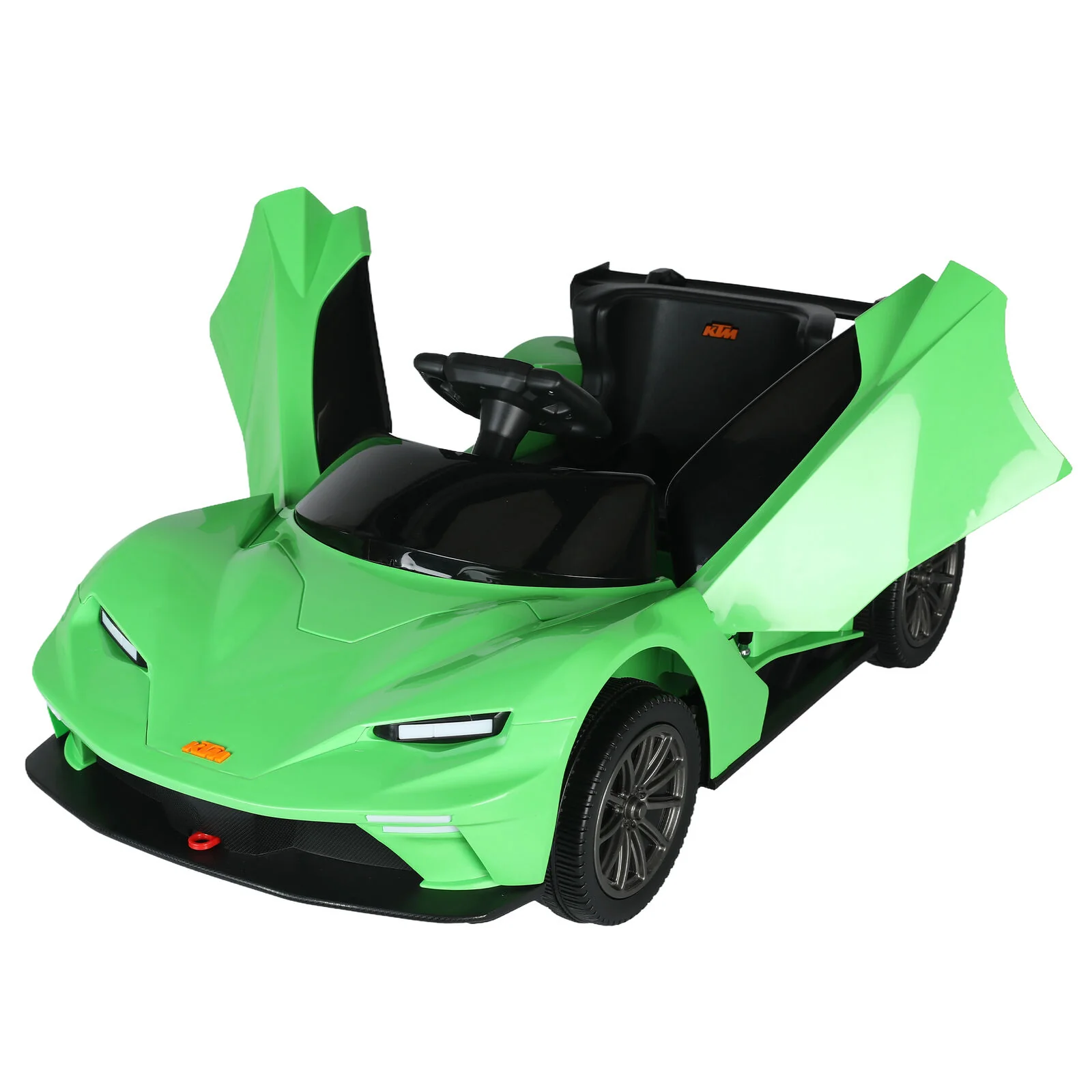 Green Electric Ride-On Car with Remote Control, MP3 Player, and 3 Speed Options for Kids - Image 14