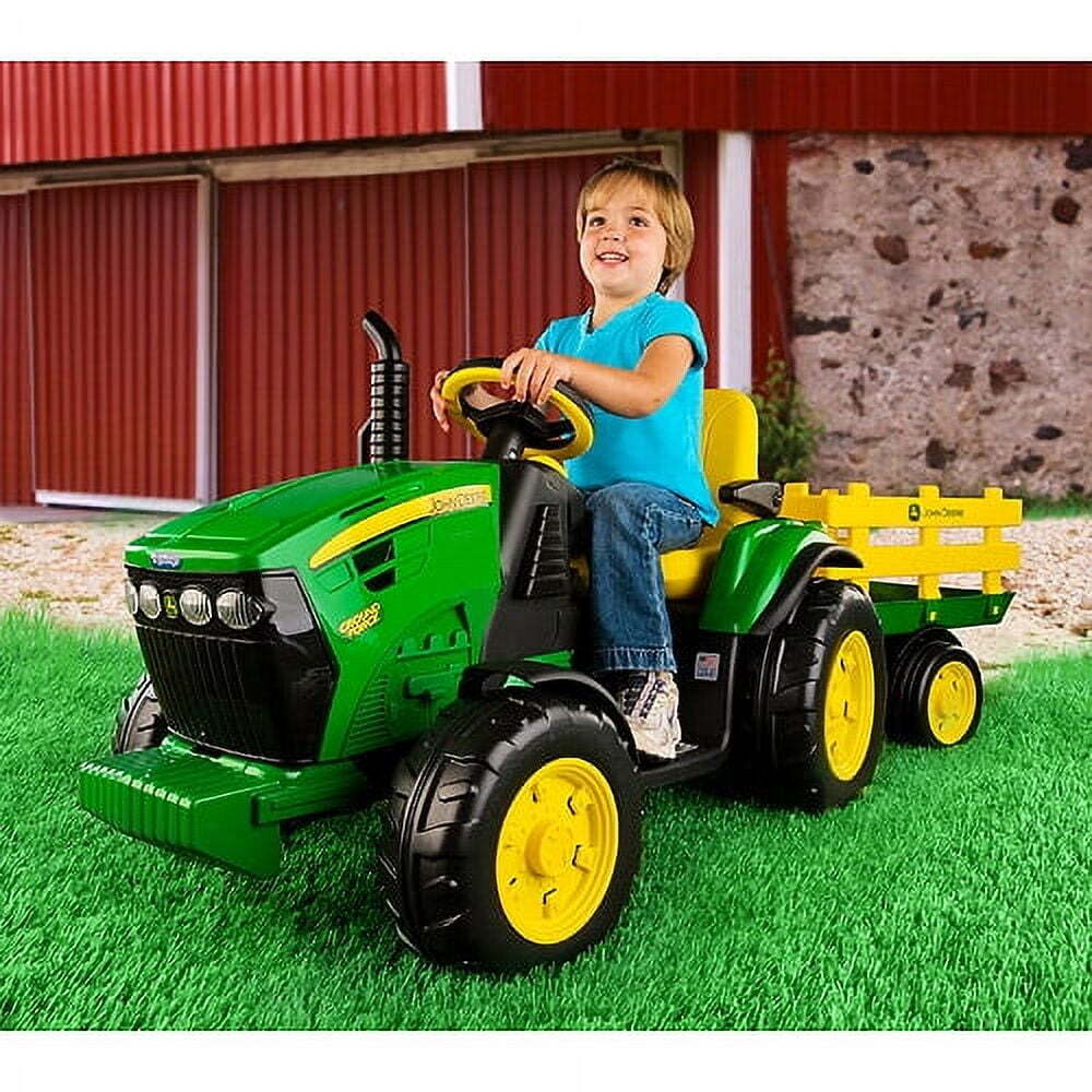 12-Volt Ride-On Tractor for Kids Ages 3-7 with Adjustable Seat and 85 lbs Weight Capacity - Image 2